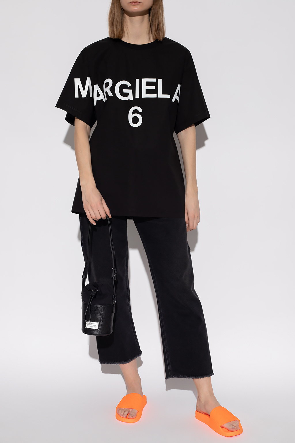 shirt with logo MM6 Maison Margiela - Felpa Adidas Sportswear